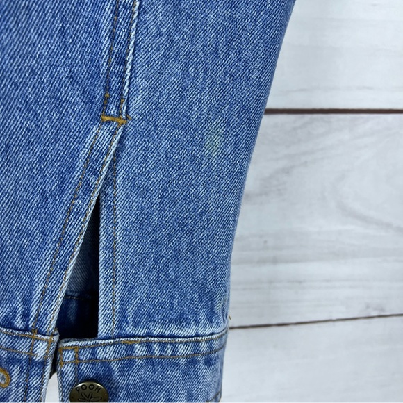 Vintage Disney Piglet Pooh Embroidered Denim Jacket Large - Picture 7 of 7